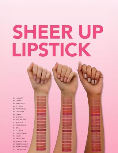 Vue 5 de Flormar Sheer Up Lipstick