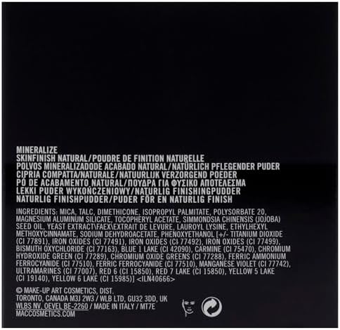 Vue 5 de Mac Mineralize Skinfinish Natural