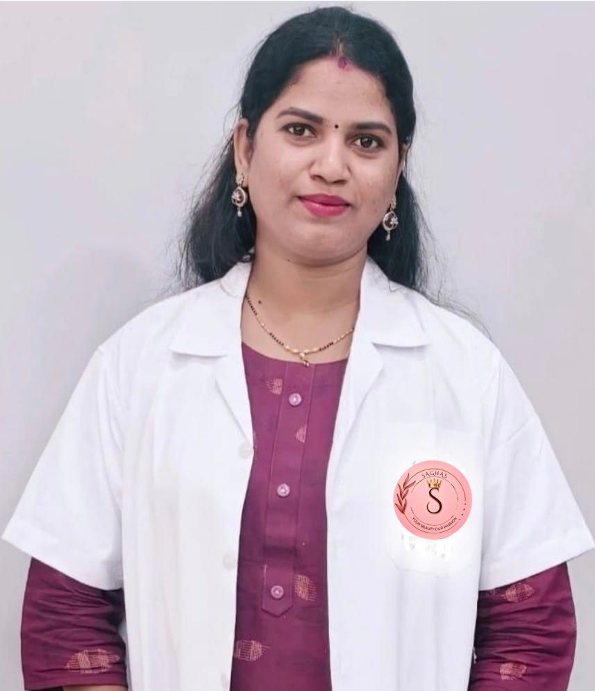 B. Meenakshi, Founder of Saghas Bridal Makeup Aesthetic