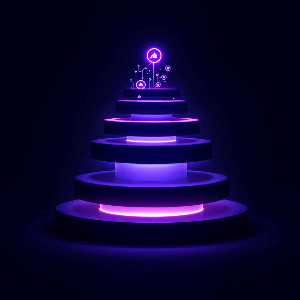 Analytics pyramid with identity as foundation