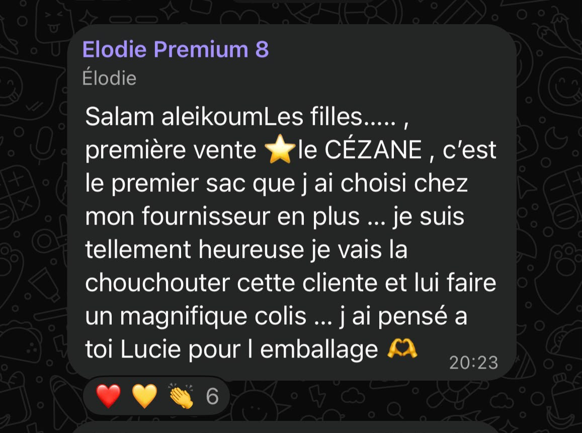 Capture du résultat de Élodie