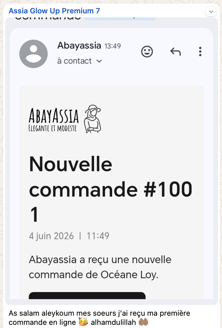 Capture du résultat de Assia