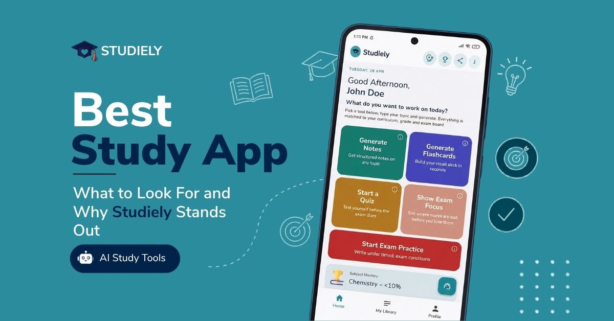 The Best Study App for Students in 2026 — What to Look For and Why Studiely Stands Out