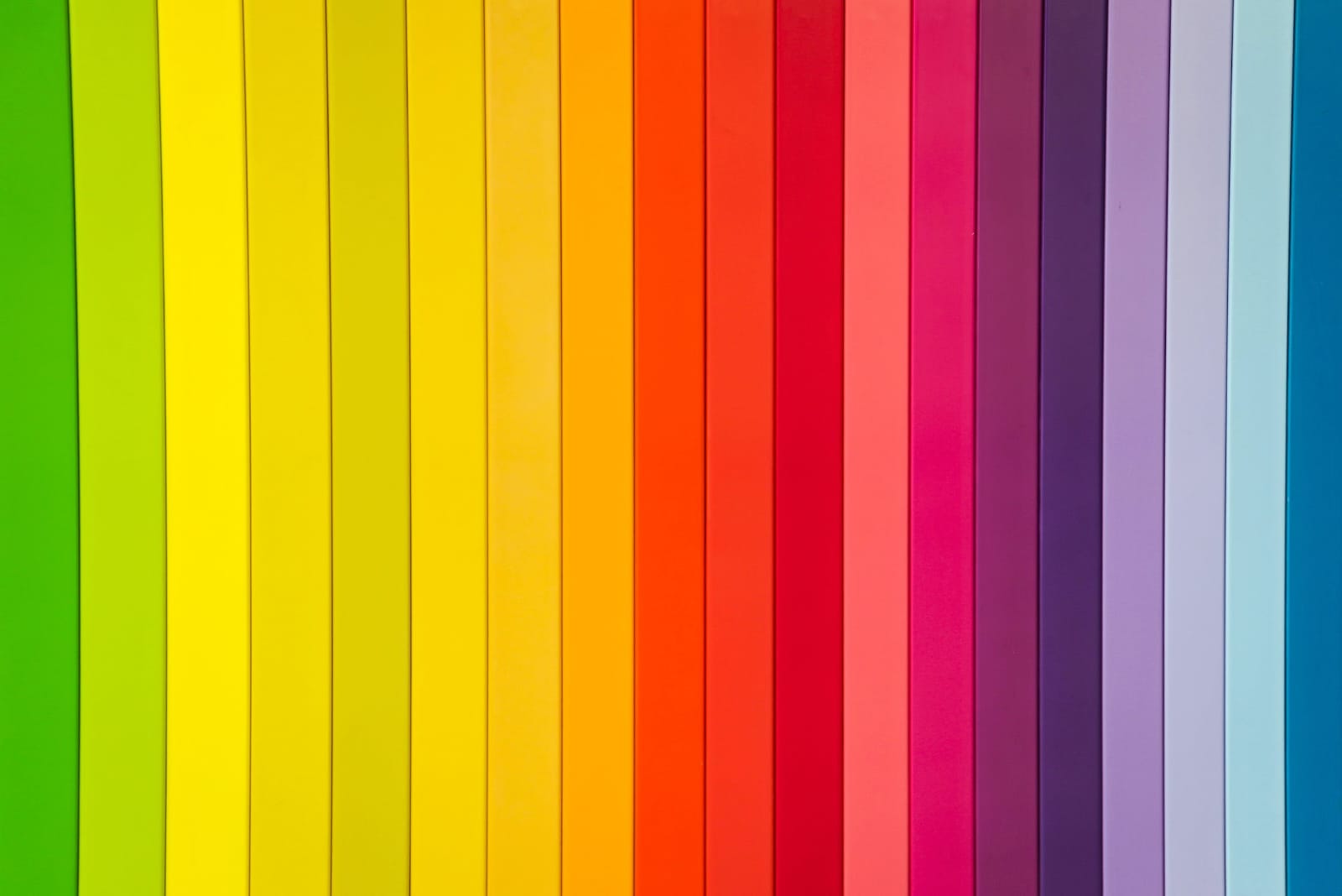  Vibrant rainbow color palette