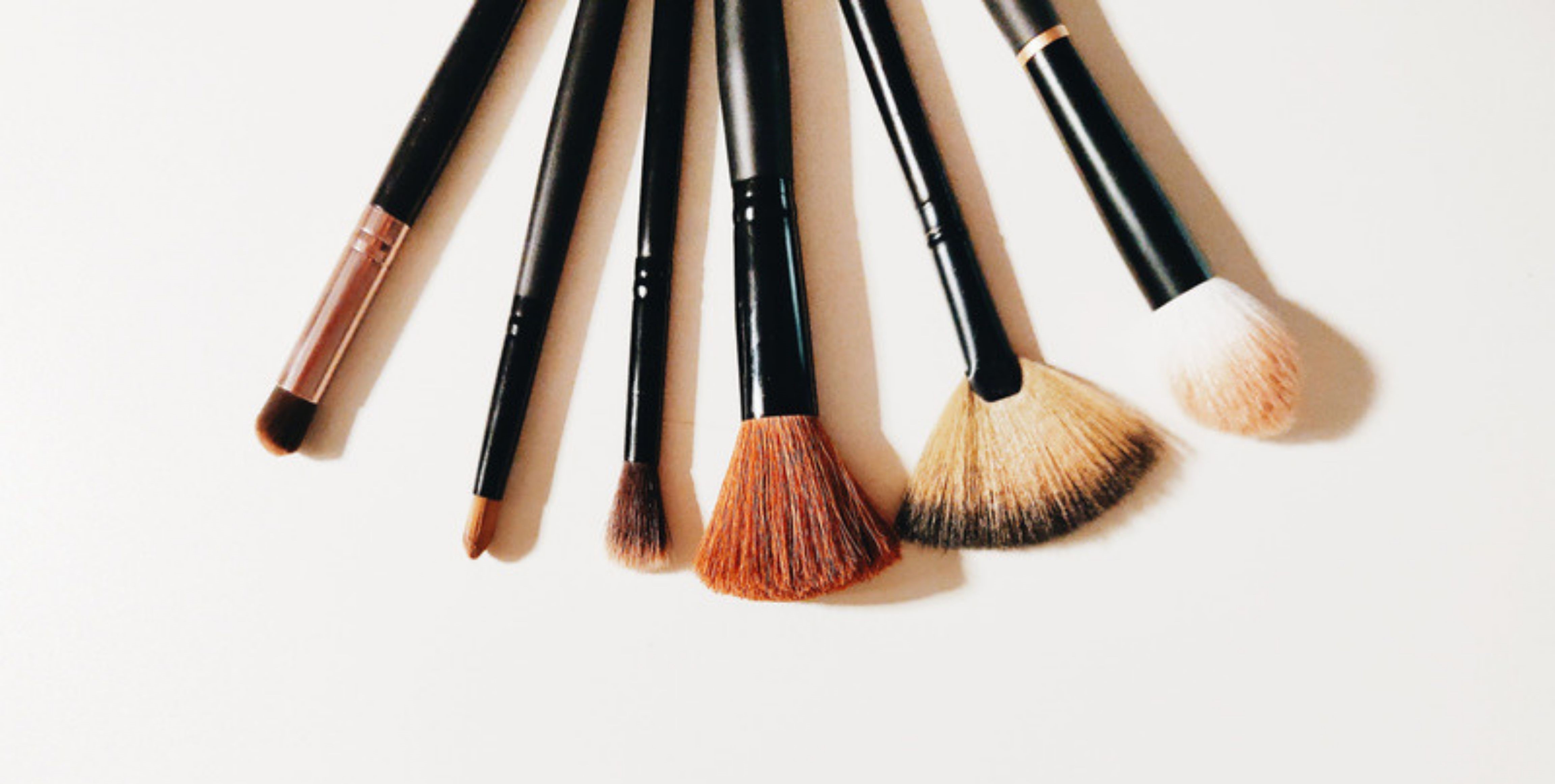  different makeup brushes 