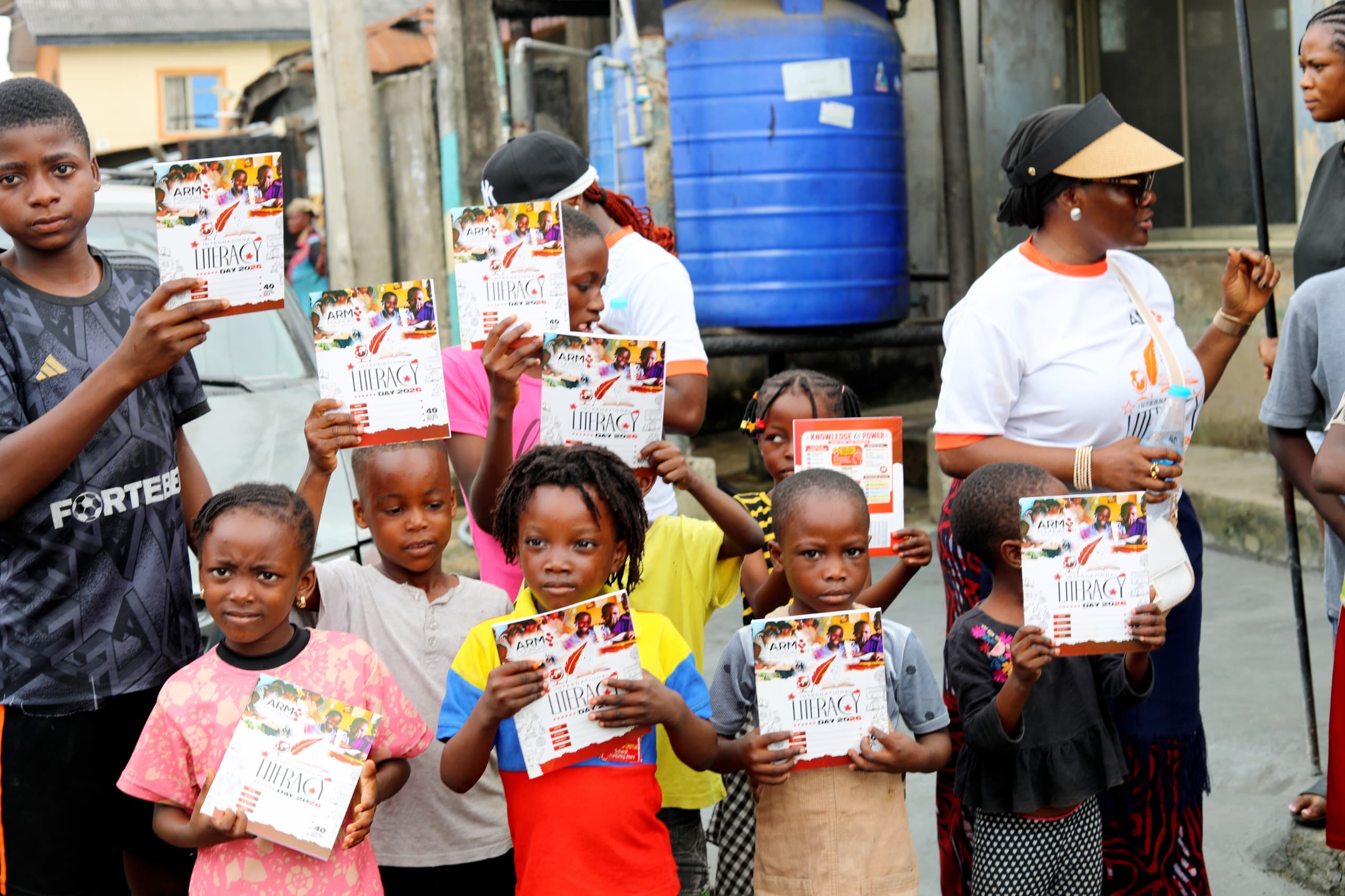 ARM Foundation Marks Literacy Day with Community Walk, Educational Support for Children