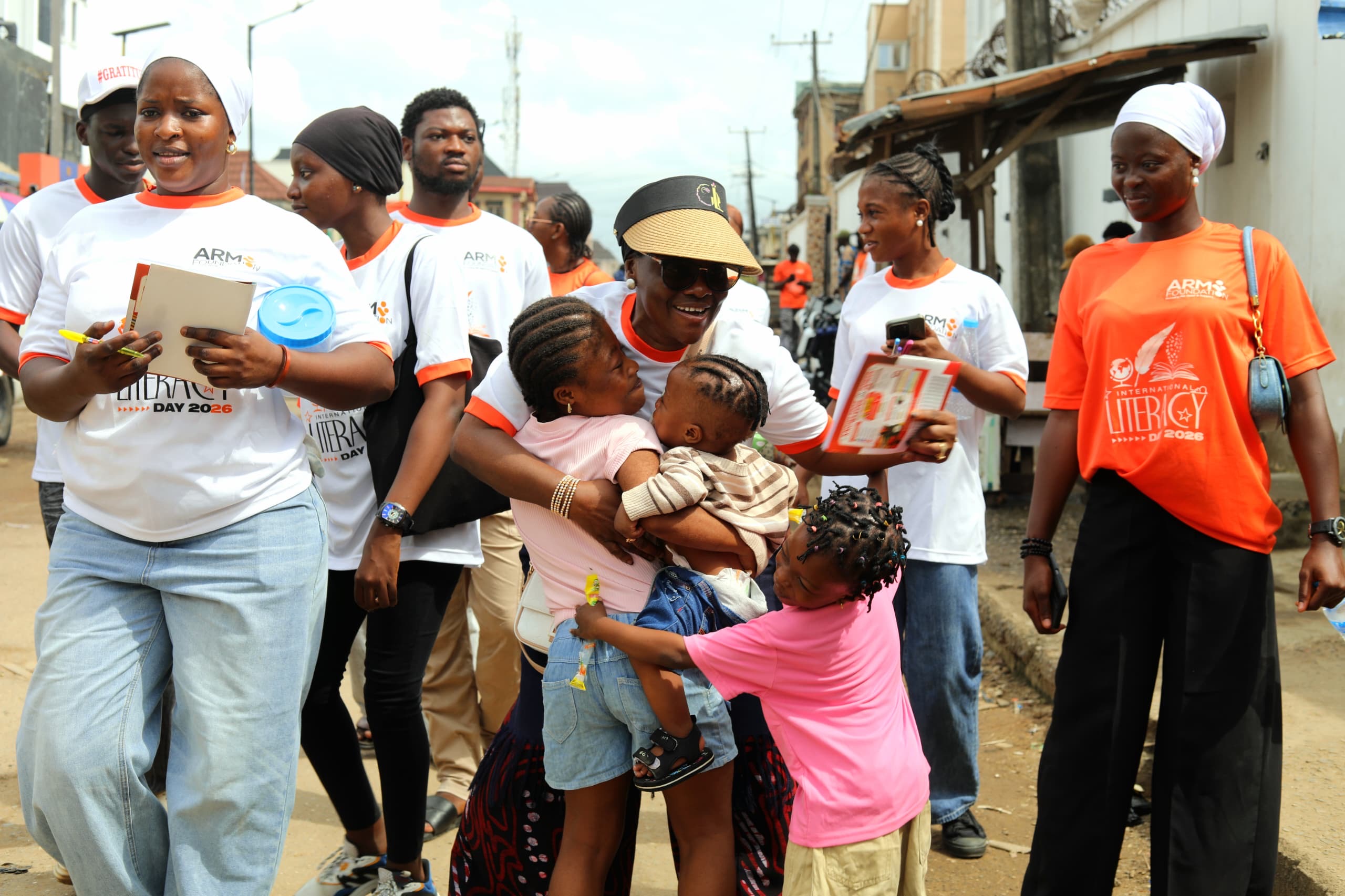 ARM Foundation Marks Literacy Day with Community Walk, Educational Support for Children