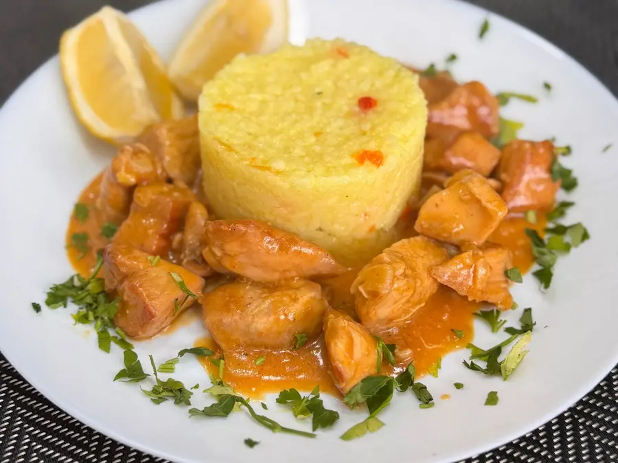 Imagine din meniu cu Pui cu lamaie