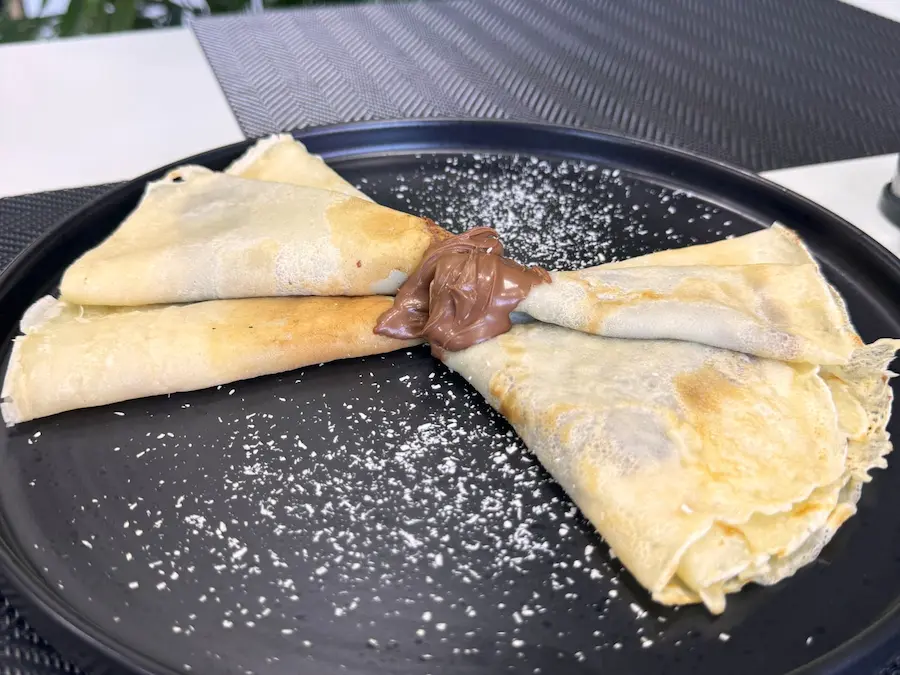 Imagine din meniu cu Clatite Nuttela