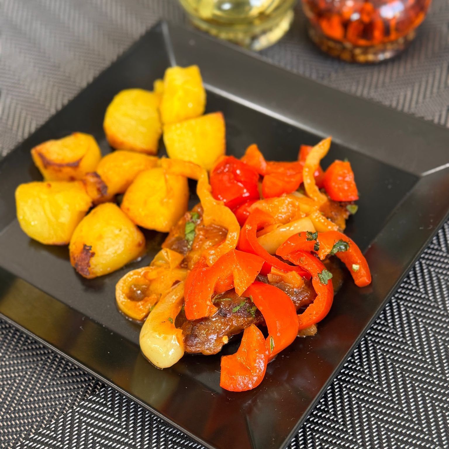 Imagine din meniu cu Pui tricolore