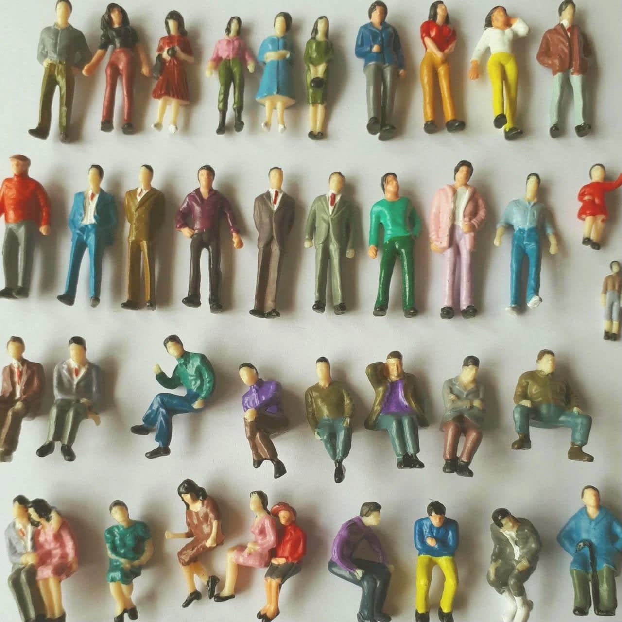 Personnages pour maquette