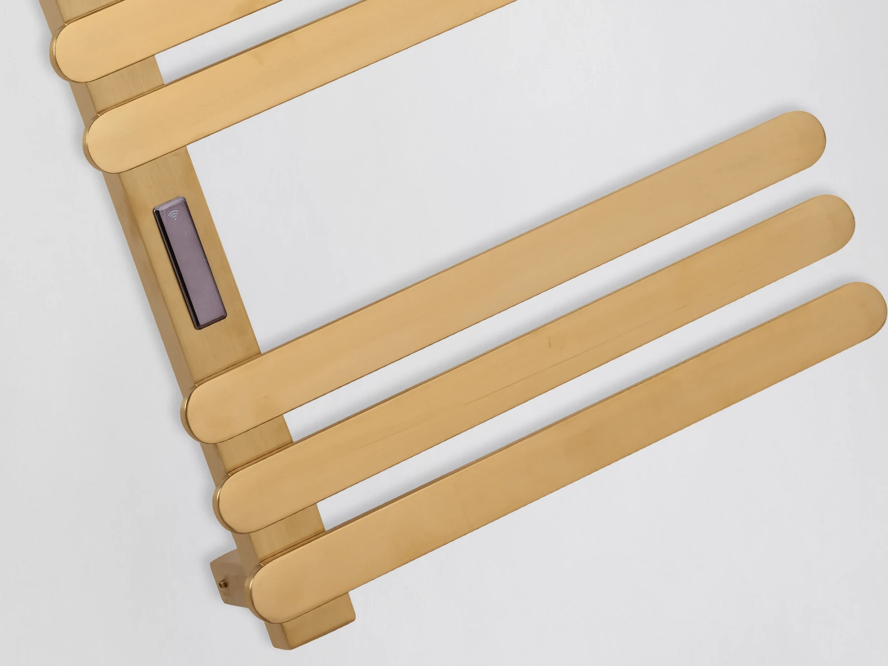 Greeba Brushed Brass Smart Electric Towel Rail