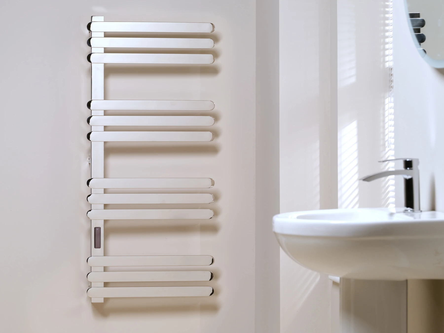 Greeba Polished Electric Towel Rail