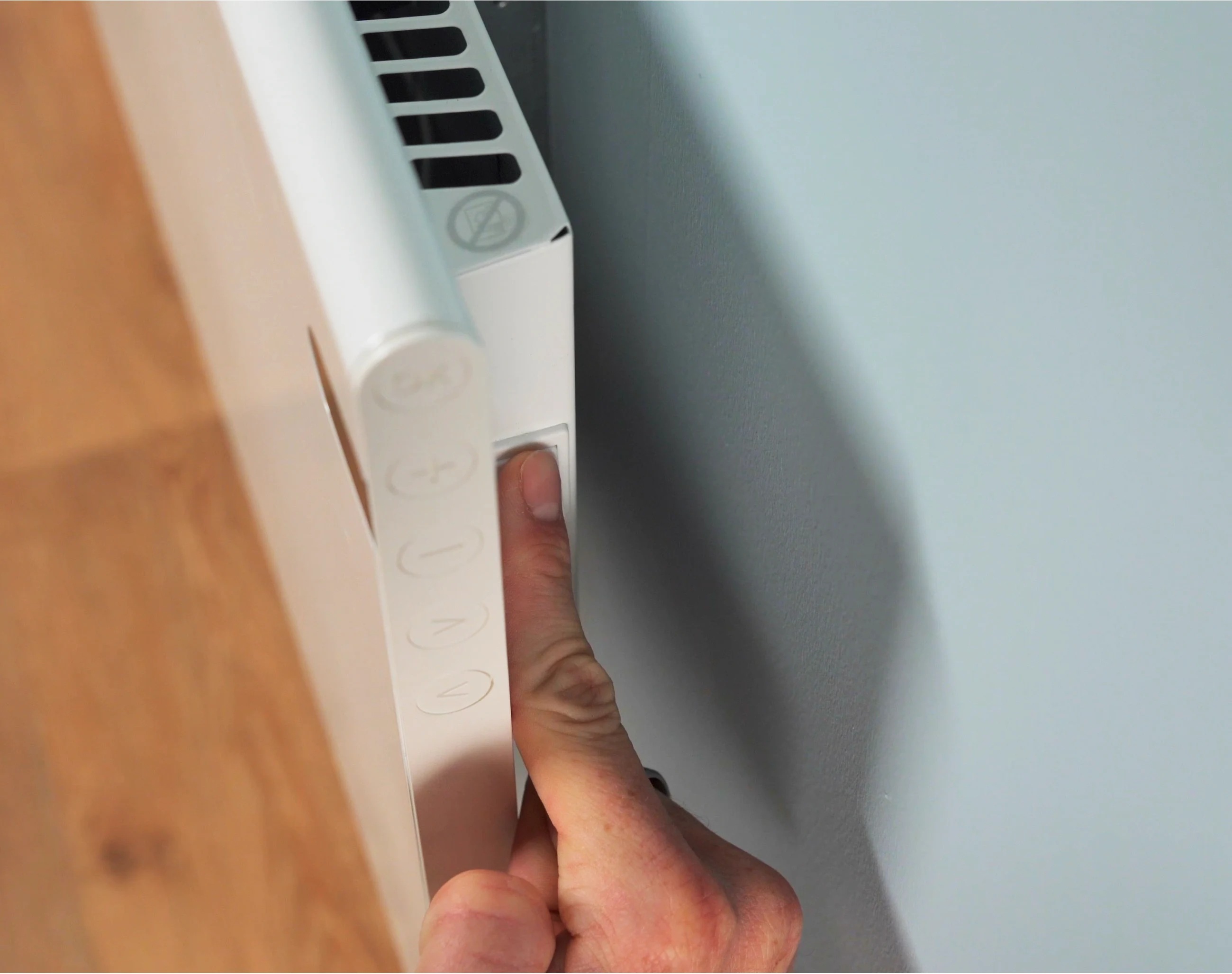 Adax Neo WIFI Electric Panel Heater, Wall Mounted, 600W, White | At B&Q - View #3