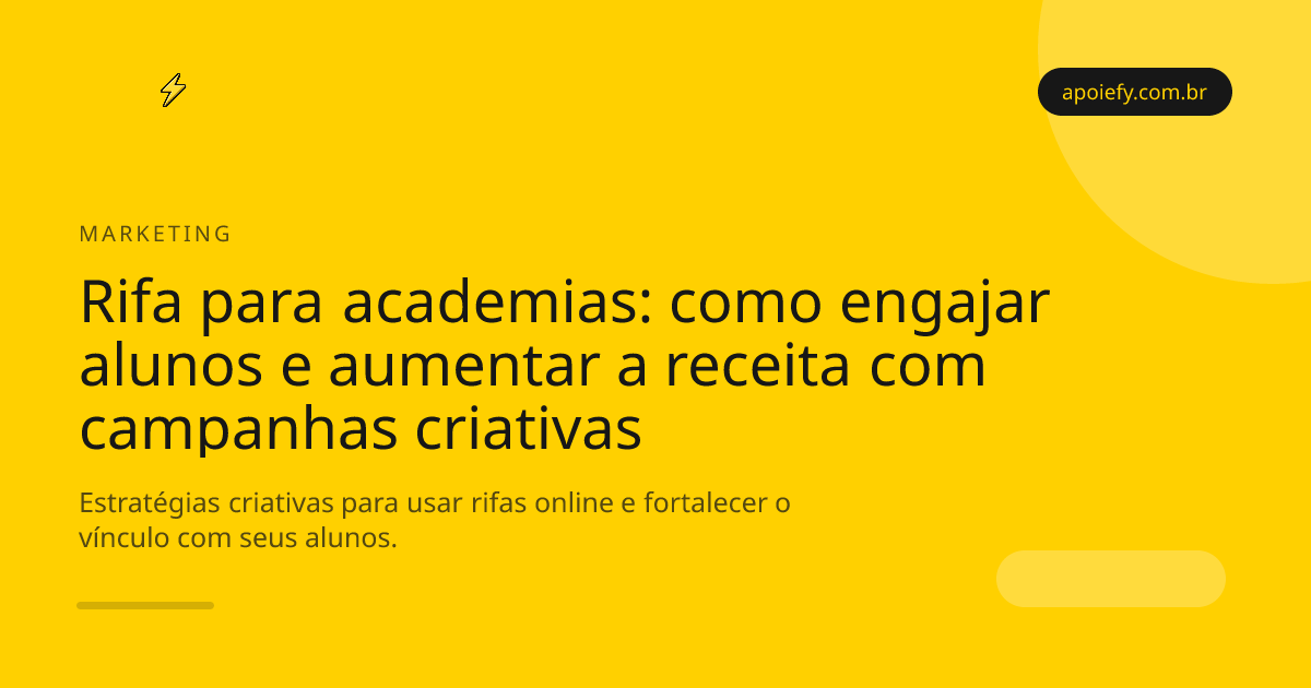 Rifa para academias: como engajar alunos e aumentar a receita com campanhas criativas