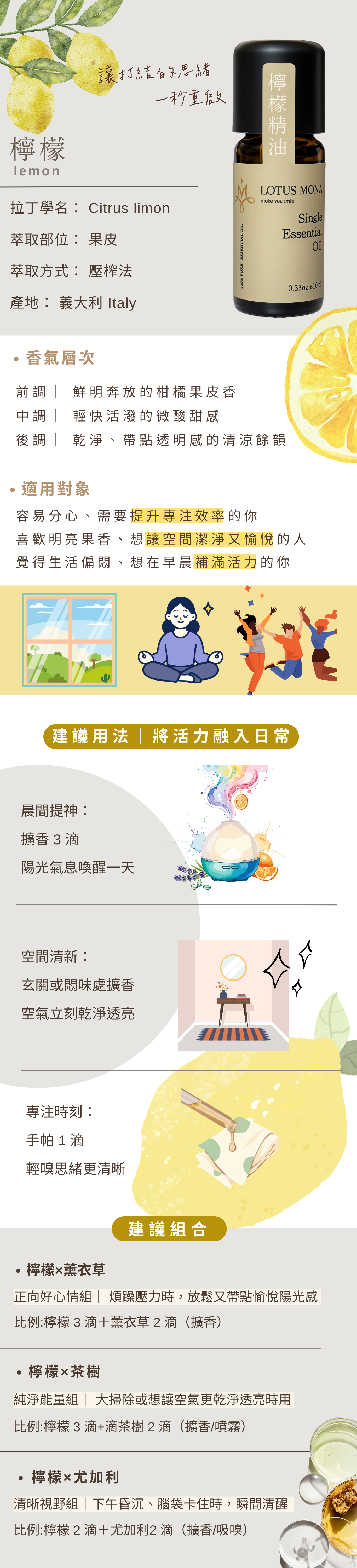 檸檬精油介紹圖