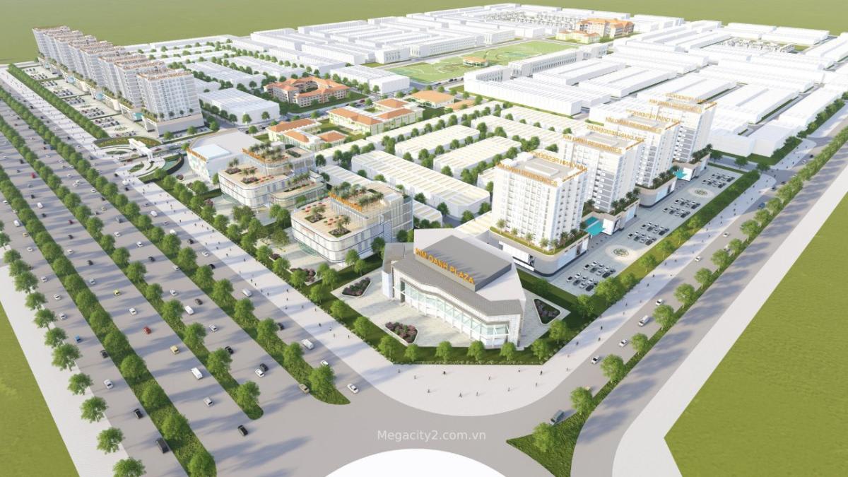 Phối cảnh dự án Mega City 2 tại trung tâm Nhơn Trạch Đồng Nai