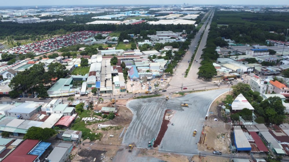 Hình ảnh thực tế tiến độ thi công tuyến đường 25C tại Nhơn Trạch năm 2026