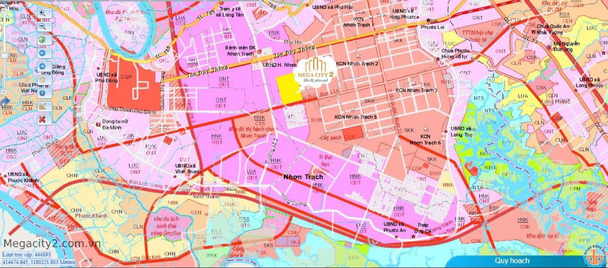 Hạ tầng và không gian nội khu Mega City 2 Nhơn Trạch