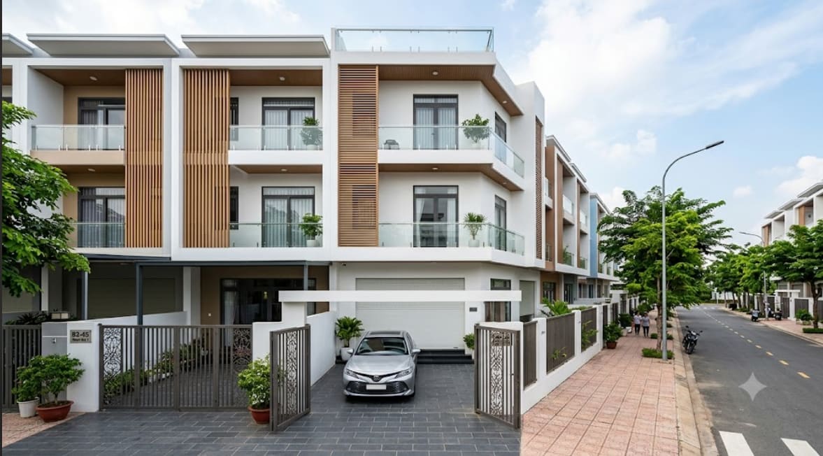 Bản vẽ thiết kế mẫu nhà phố 1 trệt 2 lầu chuẩn bị xây dựng tại Mega City 2