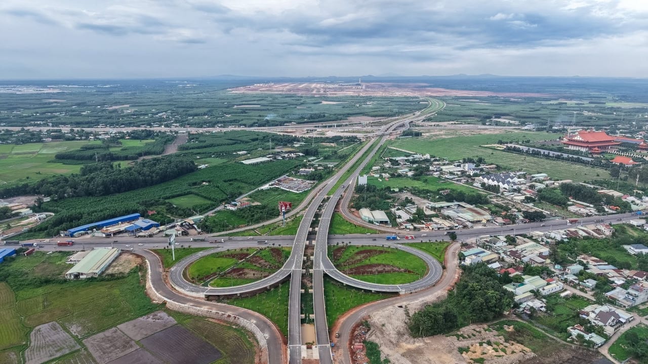 Hệ thống giao thông kết nối từ Nhơn Trạch đến sân bay Long Thành