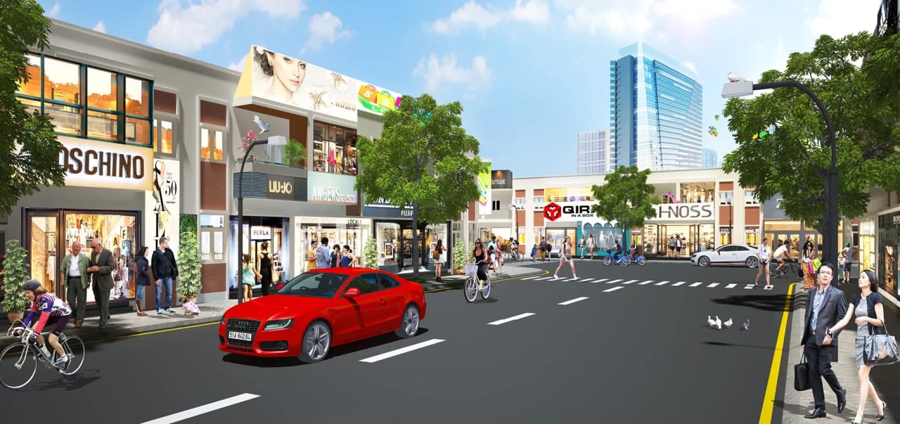 Hạ tầng đường nội khu Mega City 2 Nhơn Trạch