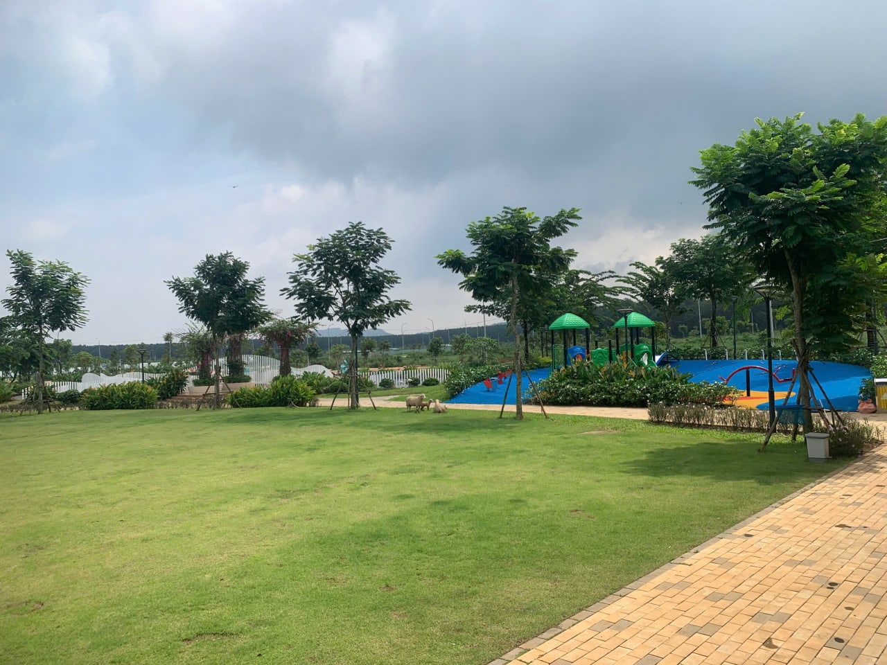 Hạ tầng thực tế hoàn thiện 100 phần trăm tại dự án The Link City Dầu Giây Đồng Nai