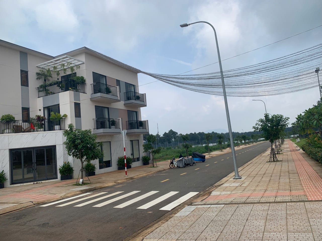 Hạ tầng kỹ thuật hoàn thiện đồng bộ 100 phần trăm tại khu đô thị The Link City Dầu Giây