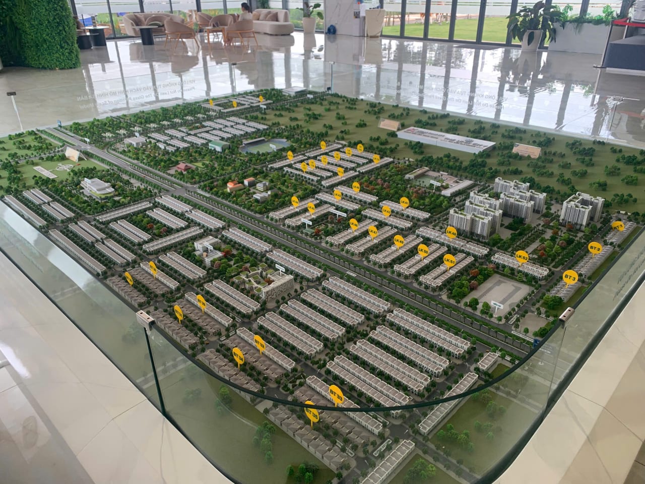 Sa bàn toàn cảnh dự án The Link City Dầu Giây 21ha do Kim Oanh Land phát triển