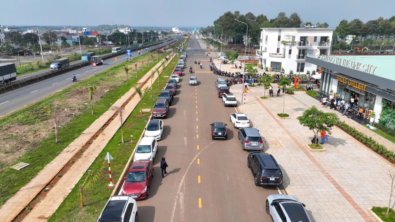 Toàn cảnh khu vực The Link City Dầu Giây và hạ tầng ngã tư QL1A Thống Nhất