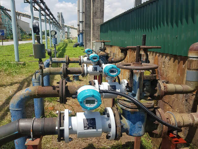 Đồng hồ nước trạm cấp nước từng lô The Link City Dầu Giây