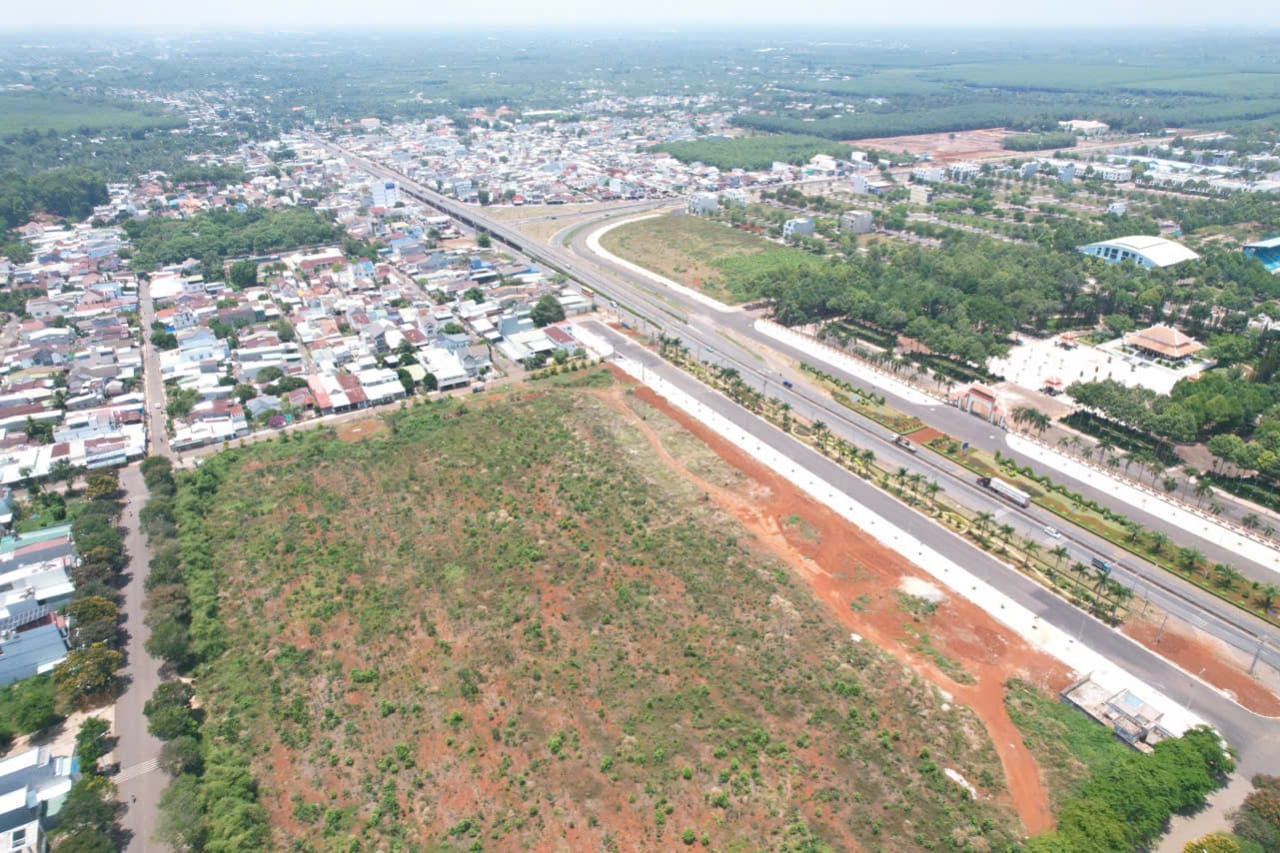 Toàn cảnh đường nội khu The Link City Dầu Giây hạ tầng hoàn thiện