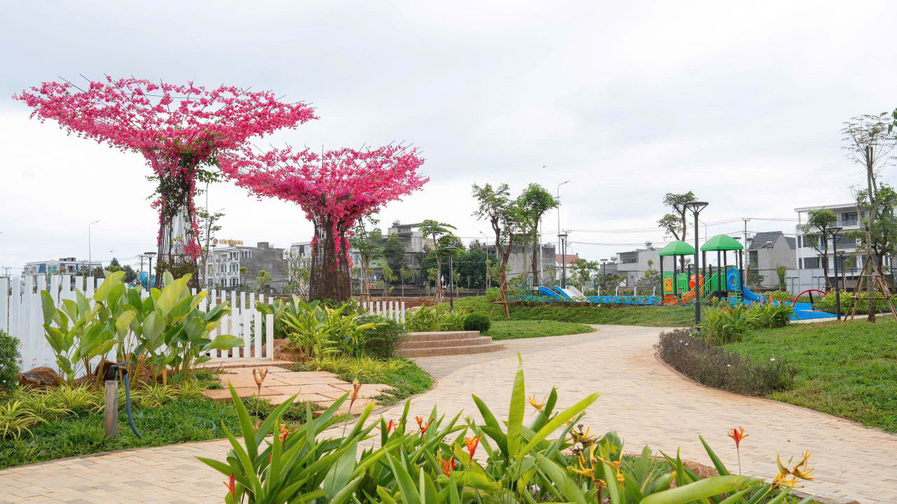 Hạ tầng nội khu The Link City Dầu Giây hoàn thiện 100% đủ điều kiện cấp sổ