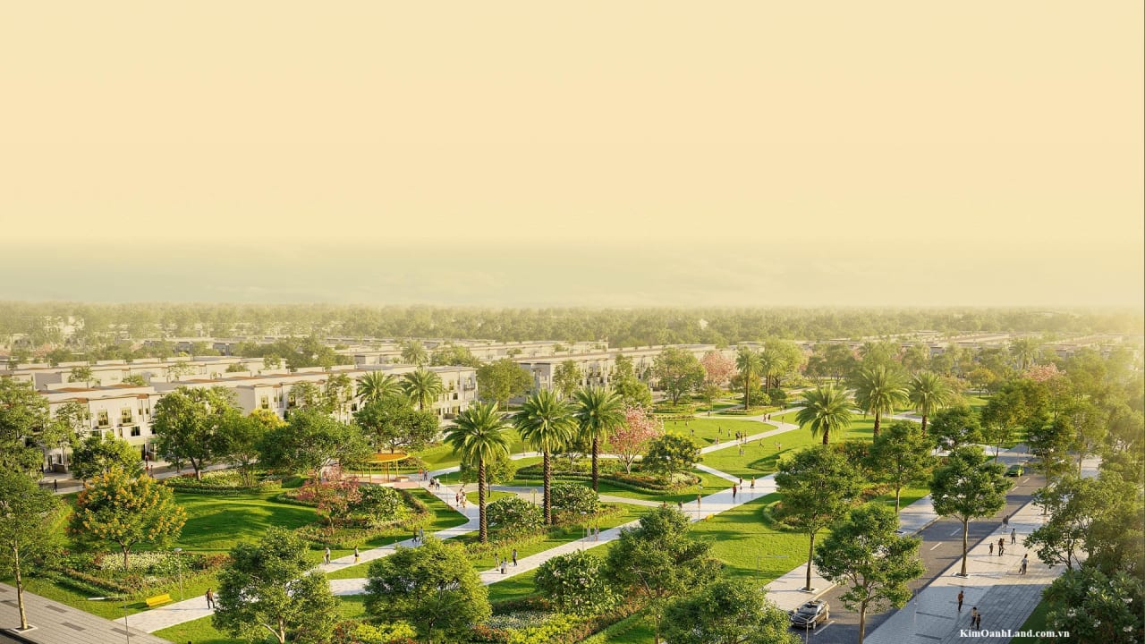 Cảnh quan khu đô thị The Link City tại xã Dầu Giây, Đồng Nai