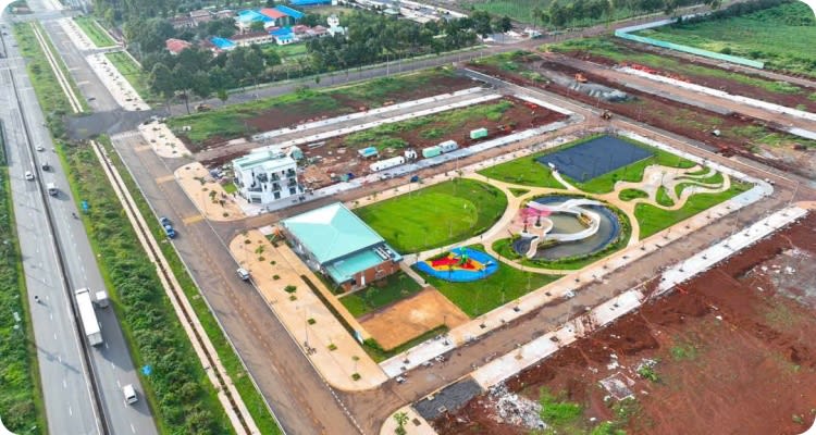 Tiến độ thi công hạ tầng The Link City Dầu Giây