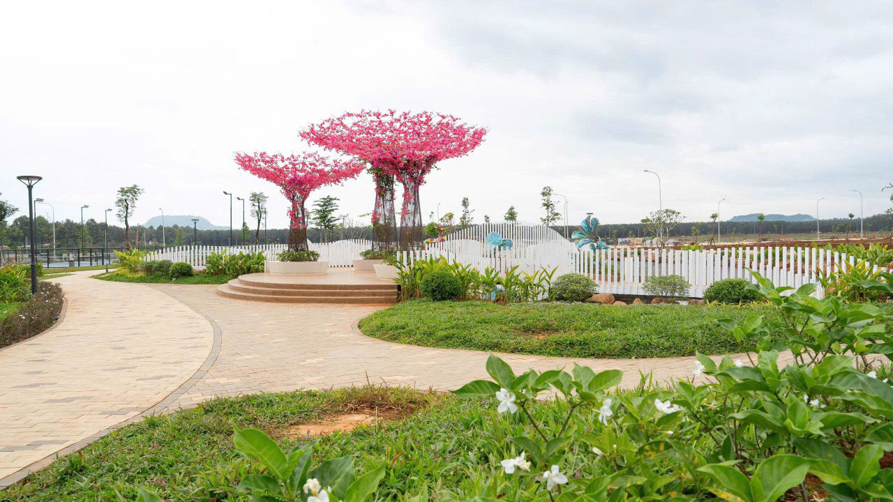 Hạ tầng kỹ thuật The Link City Dầu Giây đang hoàn thiện