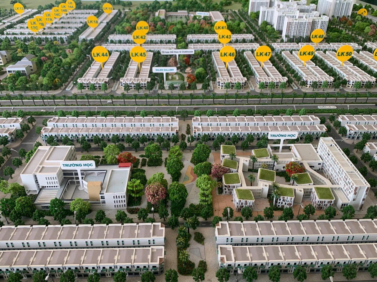 Sa bàn Cảnh quan & Tiện ích — The Link City Dầu Giây
