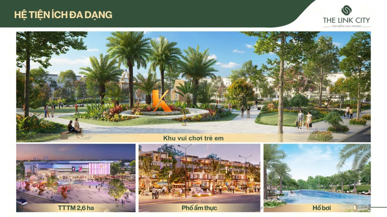 Tiện ích nội khu The Link City Dầu Giây — hạng mục 3