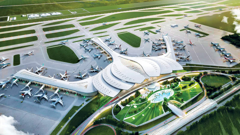 Sân bay quốc tế Long Thành đang xây dựng