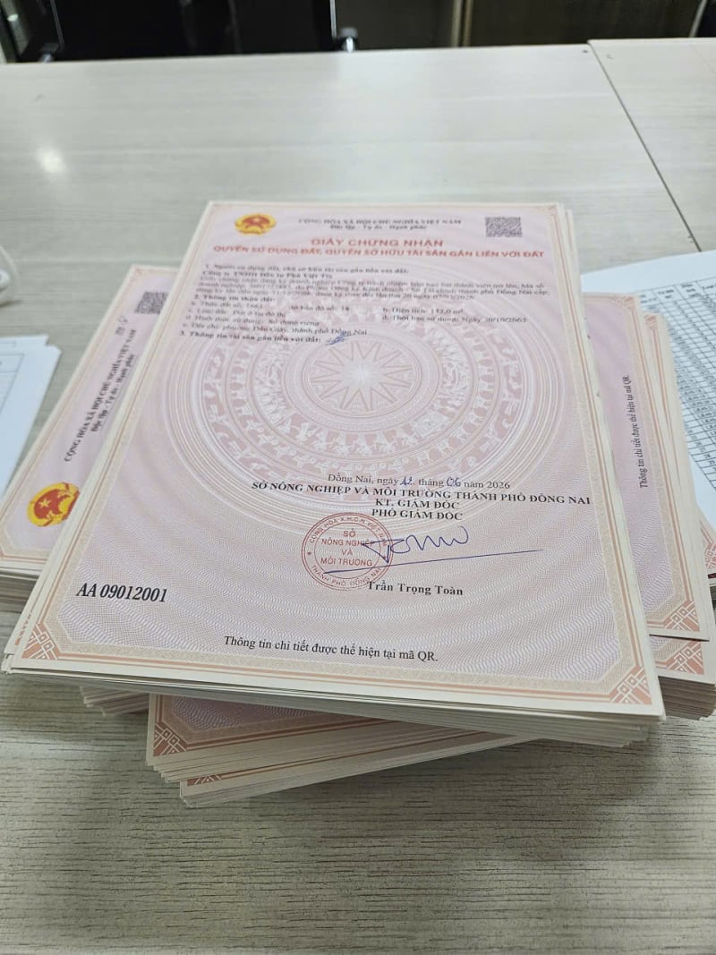 Sổ Hồng The Link City Dầu Giây: Thực Tế Đã Cấp, Quy Trình & Thời Gian Nhận 2026