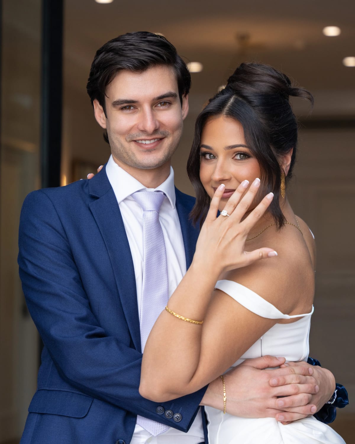 Sydney engagement photographer — ring reveal portrait — Shekhar Jay Photography