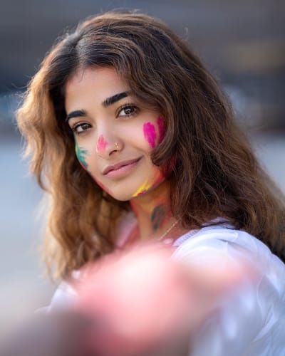 Sydney portrait photographer — Holi colours portrait by Shekhar Jay Photography