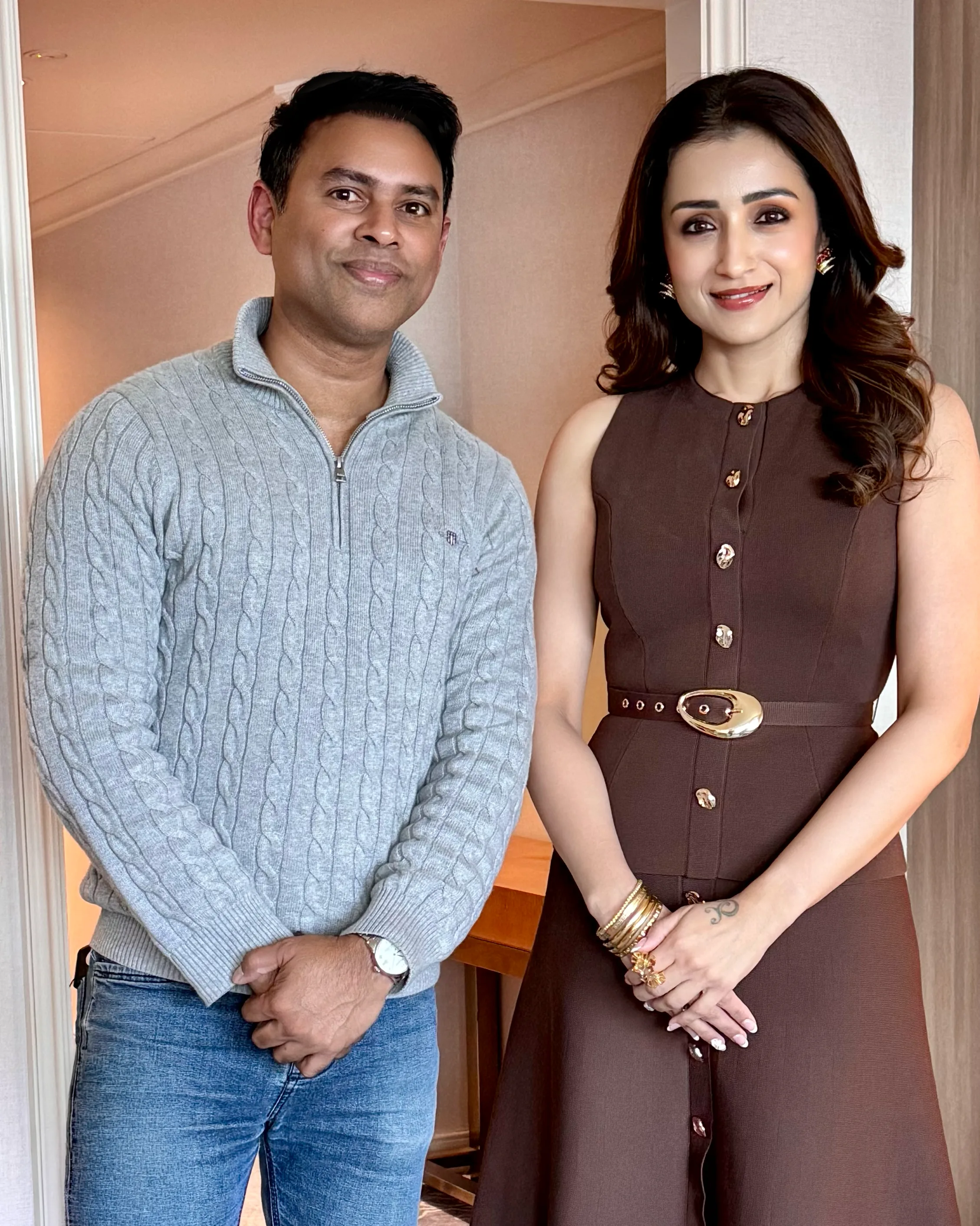 Shekhar Jay with Trisha Krishnan, Sydney