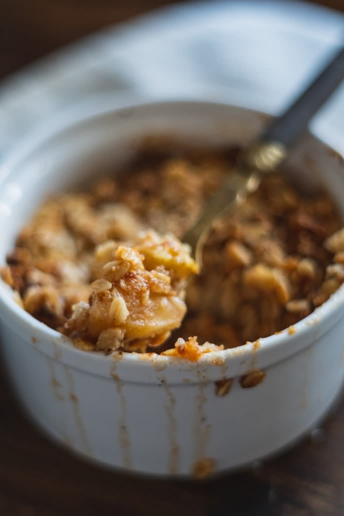 Warm Apple Crumble
