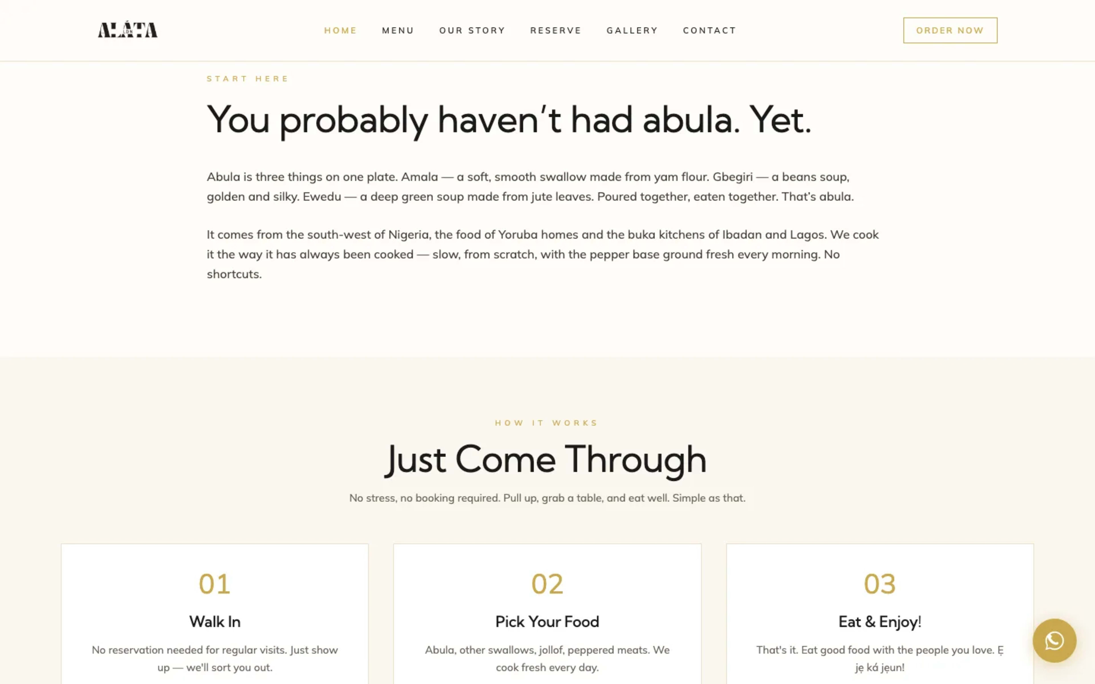Alata London — product section
