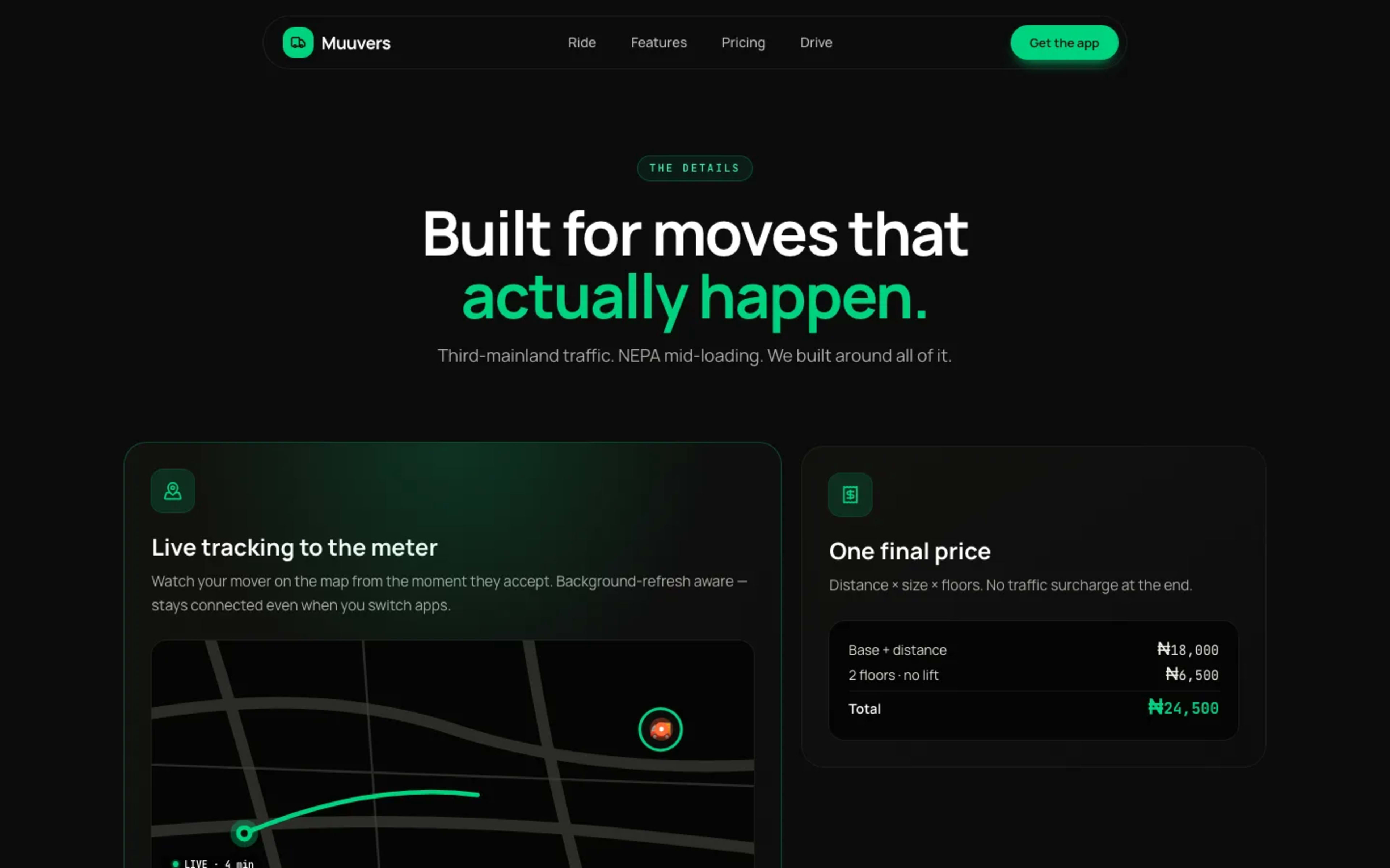 Muuvers — product section