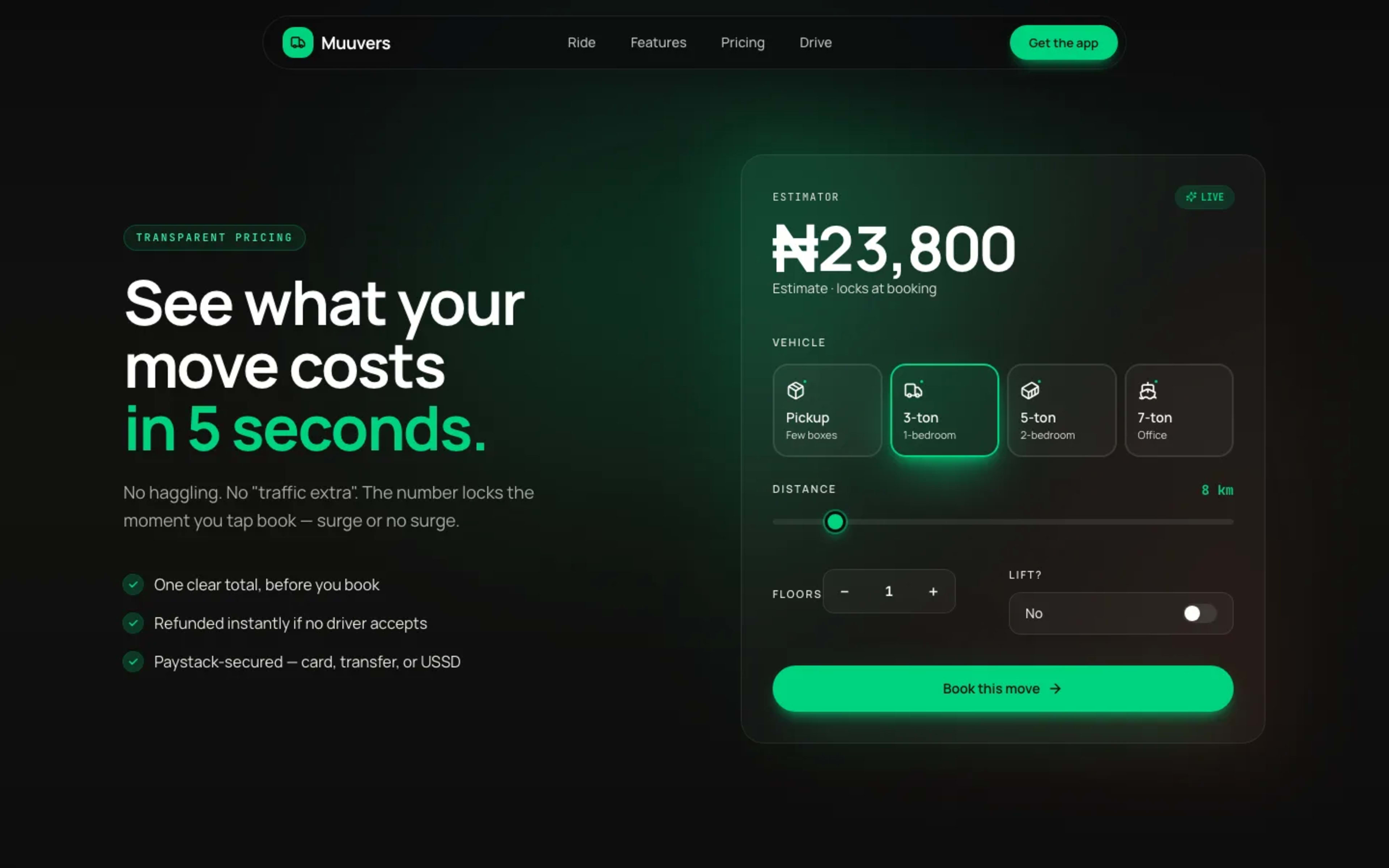 Muuvers — product section