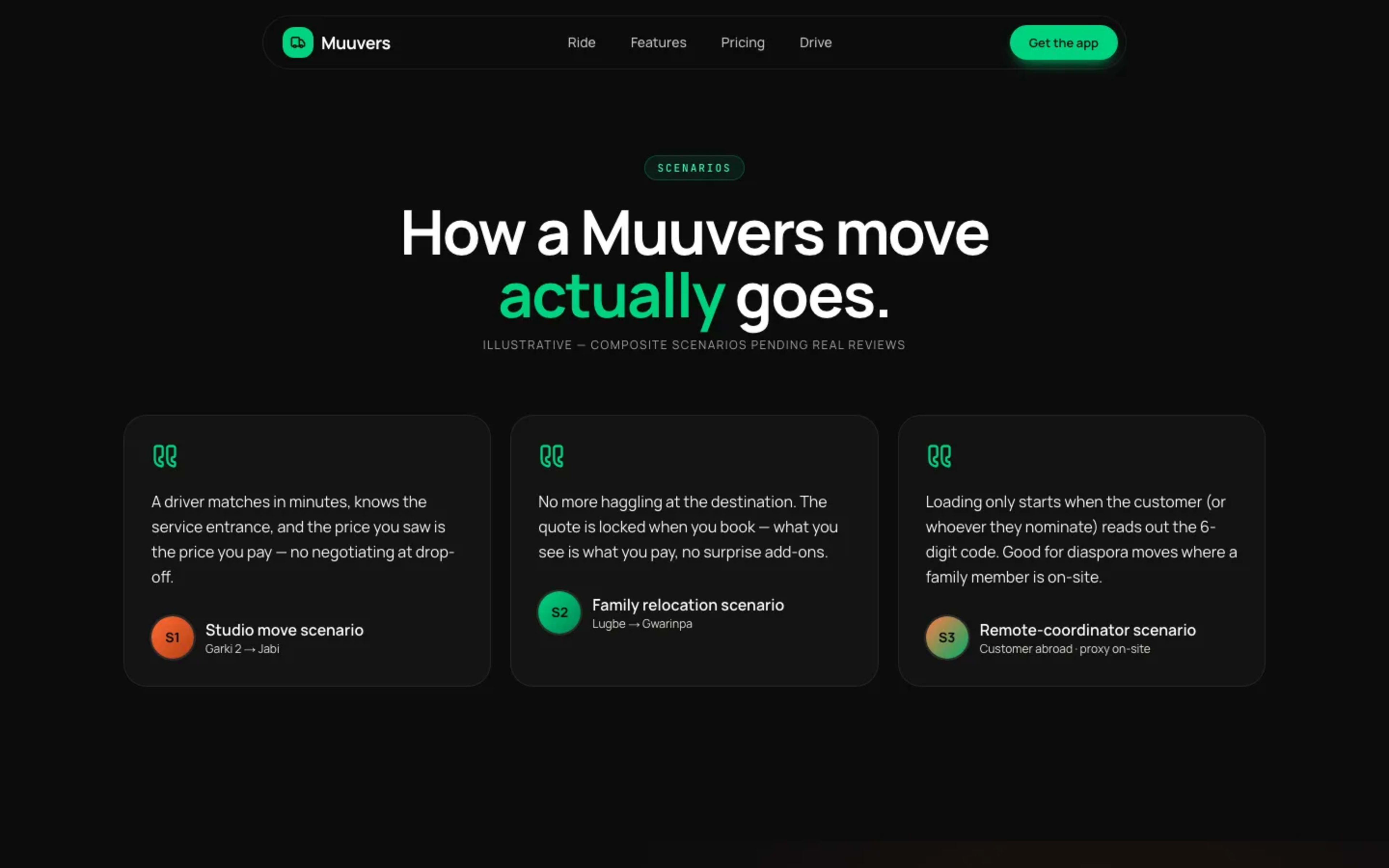 Muuvers — product section