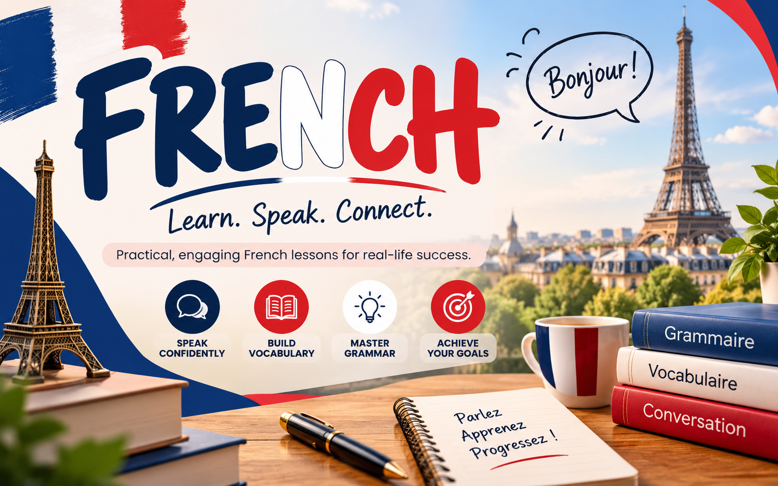 Learn French with Confidence — Beginner to Advanced