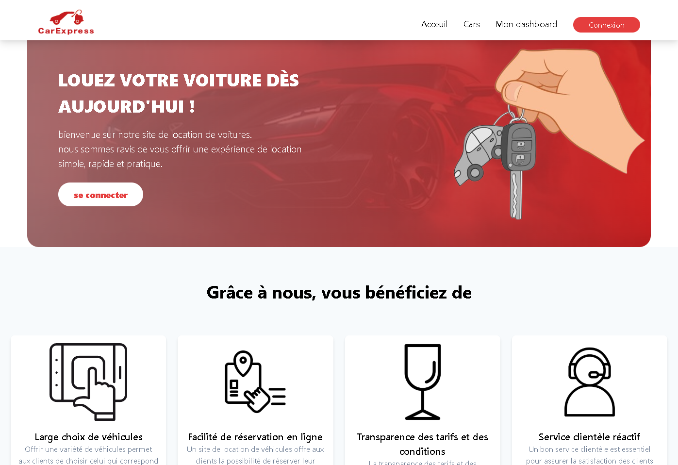 Application de Location de Véhicules - CarExpress
